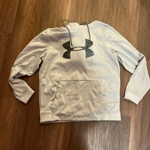 LG Gray and White ColdGear Hoodie
